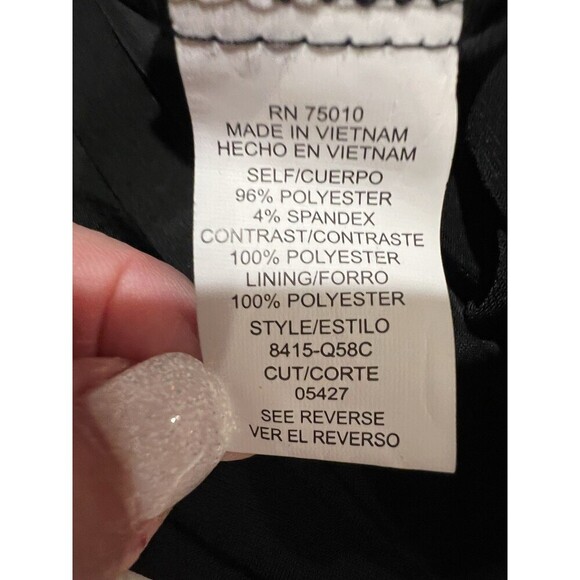 City Studio Black & White Mini Bodycon Party Homecoming Prom Dress Size Small - Picture 7 of 8